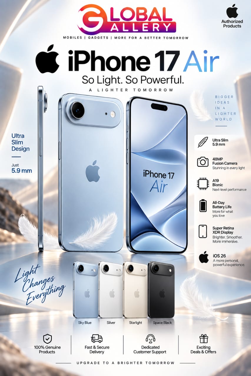 iPhone 17 Air poster