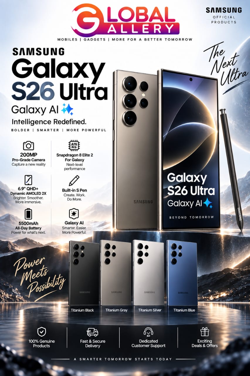 Samsung Galaxy S26 Ultra at Global Gallery